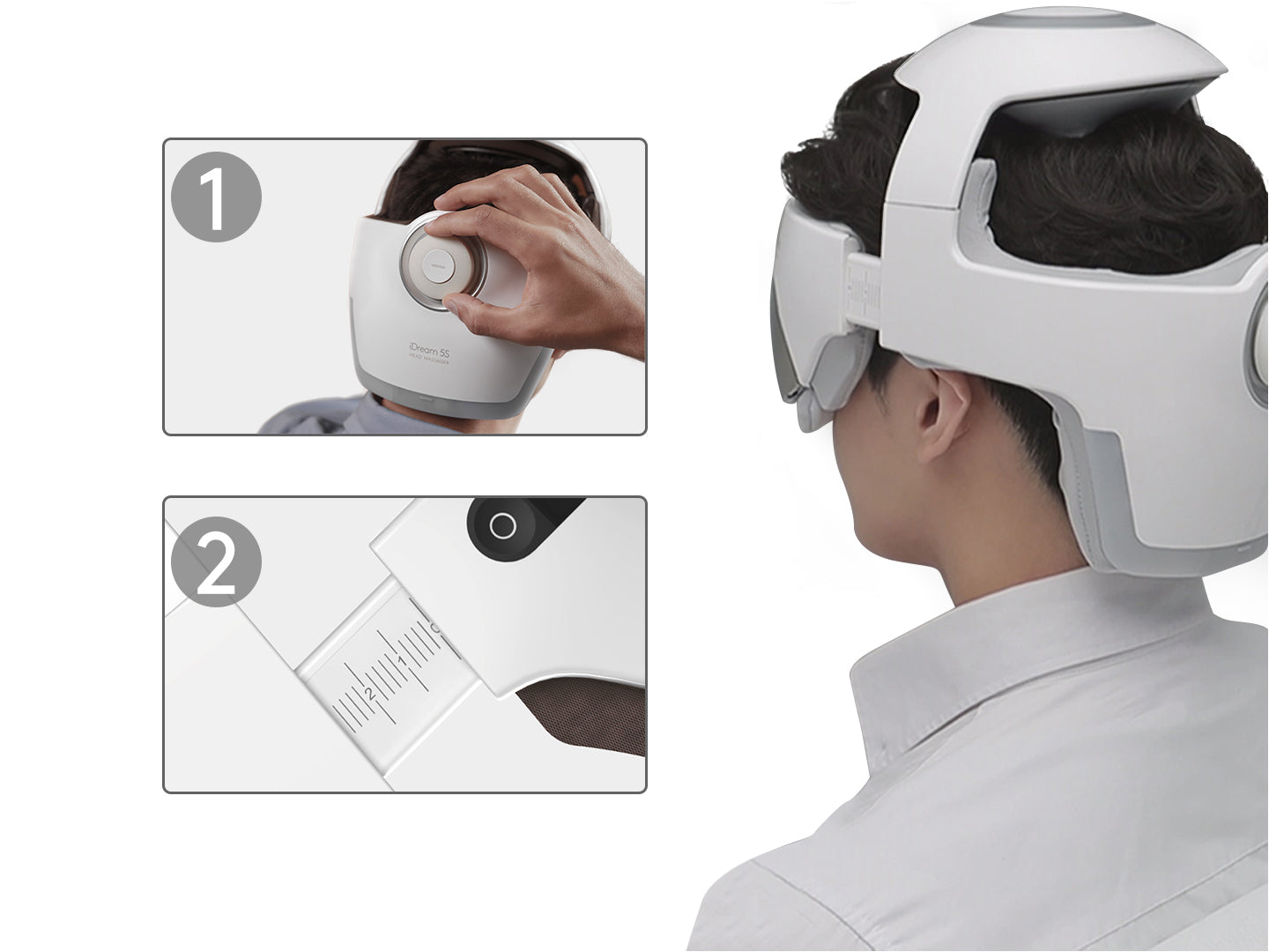 breo iDream 5S —— high-tech helmet offers great all in one massage 